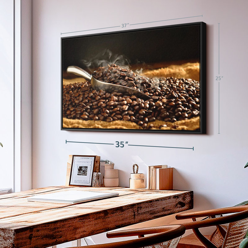 " Fresh Roasted Coffee Beans Wall Art ", 9" H x 13" W