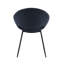 Ensemble de 2 chaises d'appoint Klaus Black Boucle & Black Finish
