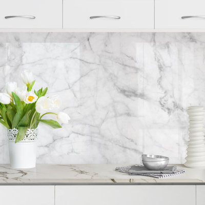 Küchenrückwand - Bianco Carrara