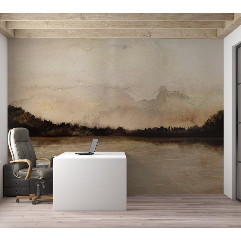 Papier peint paysage - Murmures de rivages lointains, L 27 po x l 39 po