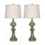 Tomisin 49.8Cm Green Beside Table Lamp Set