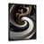 Impression noire sur toile encadrée sélectionné