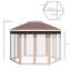4m x 3.5m Metal Patio Gazebo
