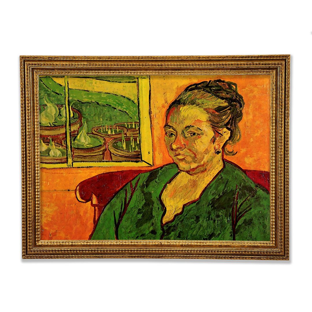 Porträt der Madame Augustine Roulin von Van Gogh - Einzelne Bilderrahmen Kunstdrucke