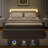 Full Bed Frame With 4 Storage Drawers, Led Lights And Usb Ports, Upholstered Platform Bed Solid Wooden Slats Support, Beige-1676786112-1676786113