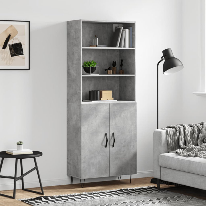 Storage Cabinet, Concrete grey