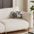 Log-style Creamy Straight-layout Sofa-112699412-112699413