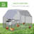 5.32m² Chicken Run For Up To 6 Chickens