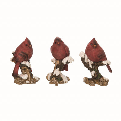 Ensemble de 3 figurines en résine 5 po