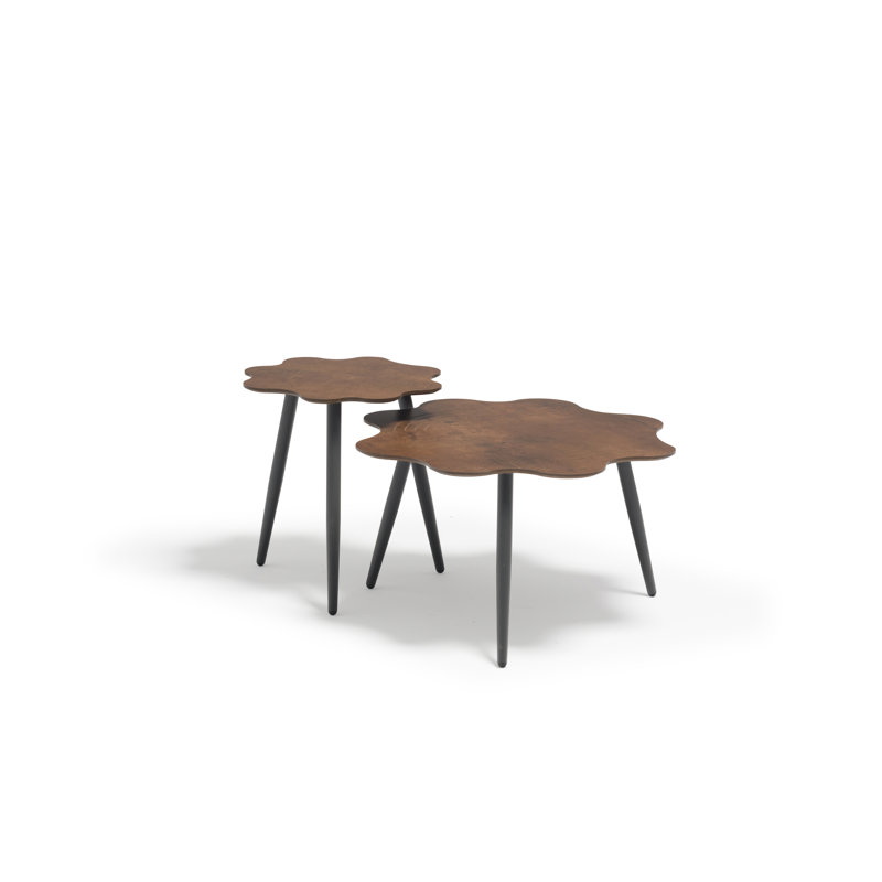 Flora Outdoor Side Table, 28" W x 28" L x 15" H