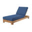 2 Pacific Teak Outdoor Chaise Loungers-1215461700