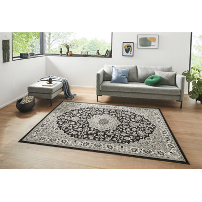 Keshan Tufted Black/Grey Rug