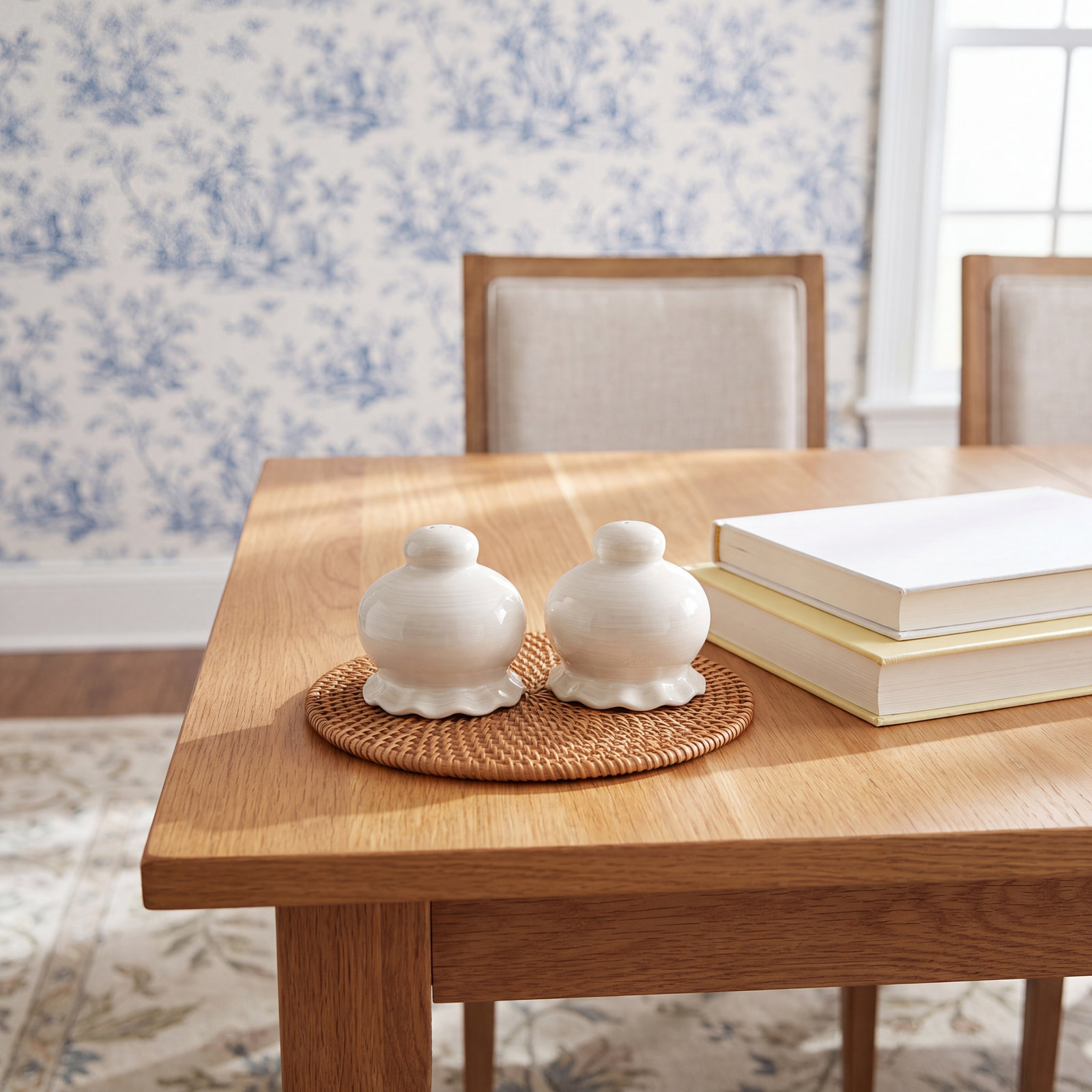 Ruffle Ceramic Salt and Pepper Shaker Set