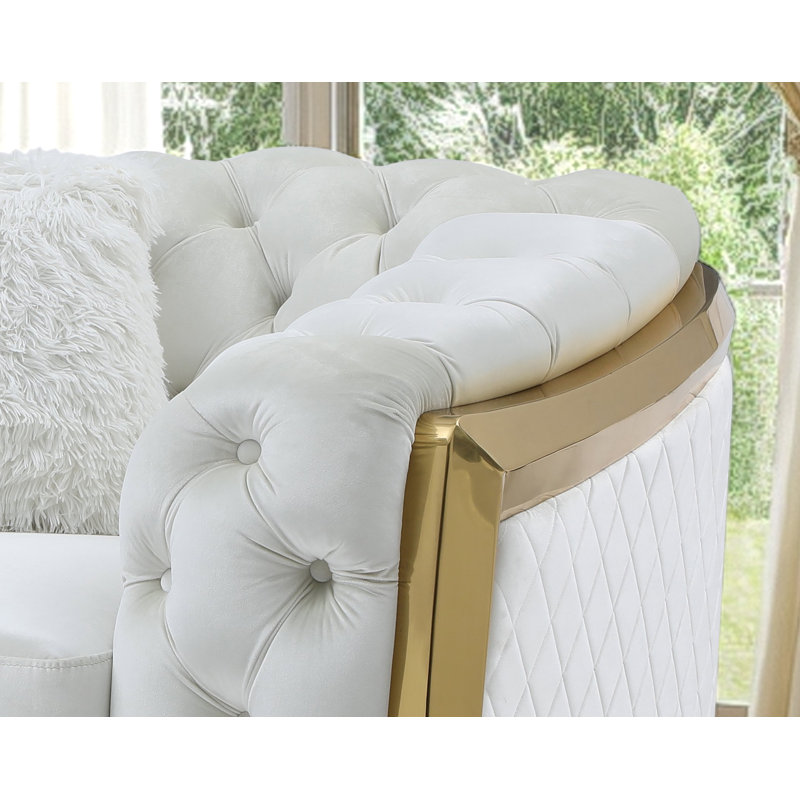 Chaise Milbry Ivory, 1