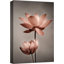 Fleur de lotus, fleur de lotus, minimaliste, décor de salle de bain, grande galerie, impression sur toile tendue-1463903216-1392407903-1408602683