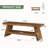 Entryway Bench,2-Tier Shoe Bench,Rectangular Bed Bench