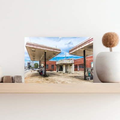 Deserted Gas Station In ATHENS GEORGIA by J Sohm/VOA LLC - Wrapped Canvas Print