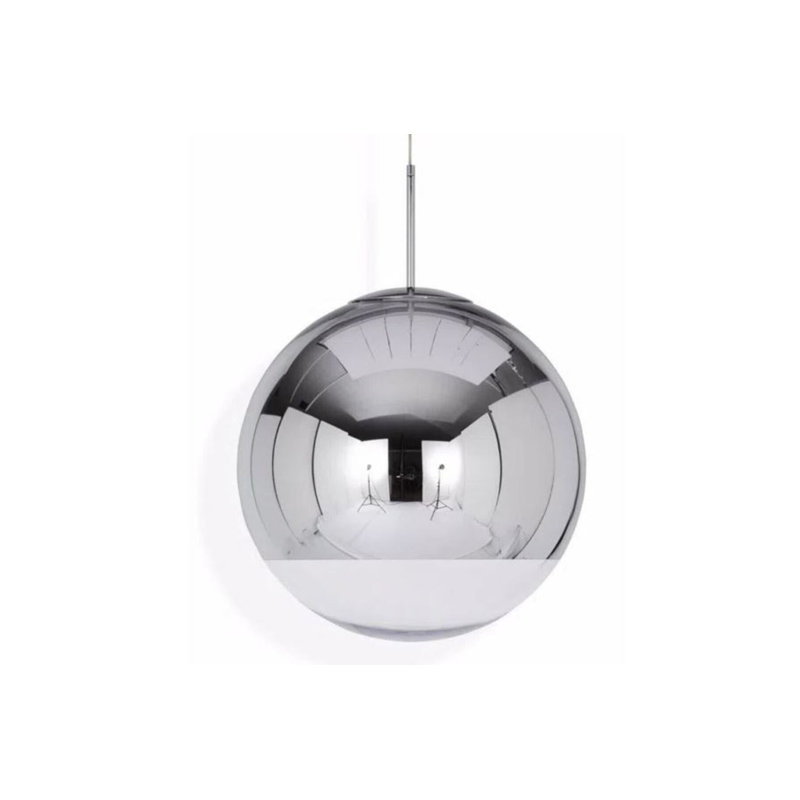 Luminaire suspendu Hunter, H 59 po x l 16 po x P 16 po, Argent argent