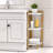 11.22'' W Solid Wood Shelving Unit