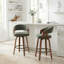 Tabouret de comptoir pivotant rembourré Providence-123200640