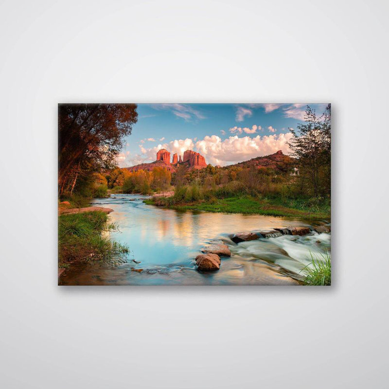 Impression sur rivière Sedona, H 24 po x l 32 po x P 0,12 po