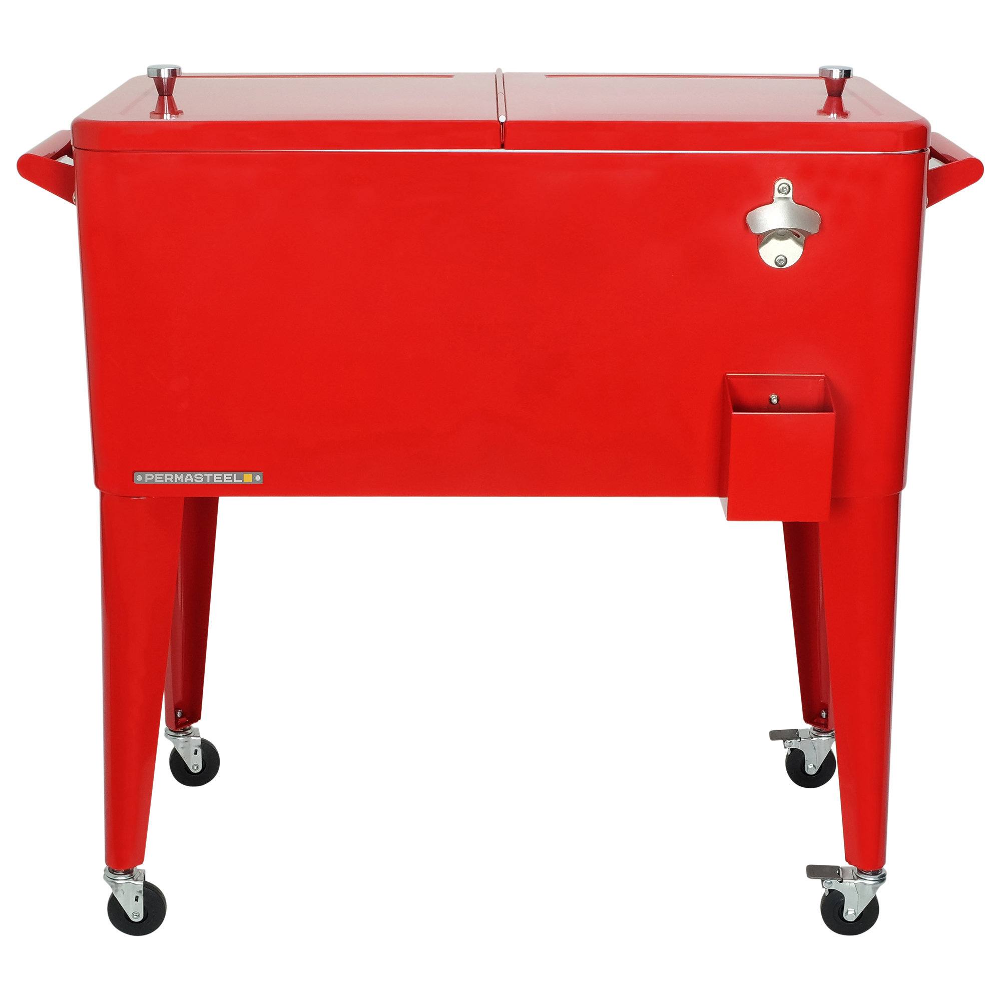 Permasteel 80-Qt Classic Outdoor Patio Cooler On Wheels & Reviews | AllModern