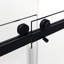 48 po X P 76 po Cabine de douche autoportante double coulissante sans cadre H au fini noir mat-122790621