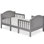  Lit convertible pour tout-petits en bois massif par Dream On Me