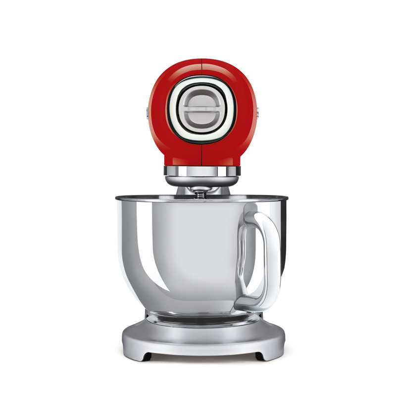 SMEG 50's Retro Style Stand Mixer, Red/Silver