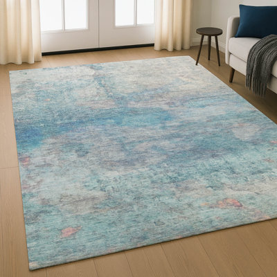 Tapis abstrait lavable à la machine de qualité supérieure Mayfield AMF2100