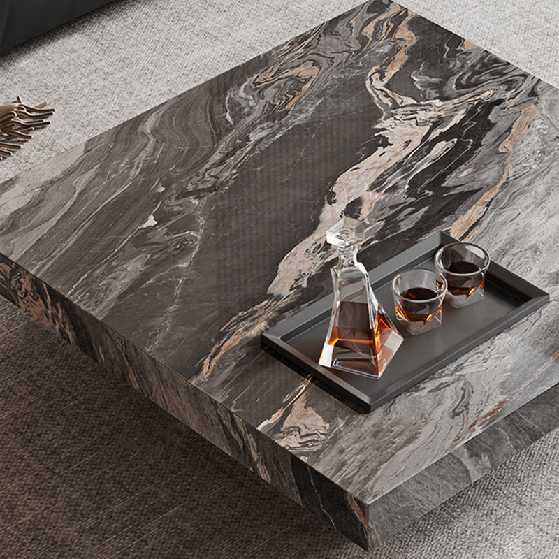 Table basse Modern, H 12,2 po x L 39,4 po x l 39,4 po