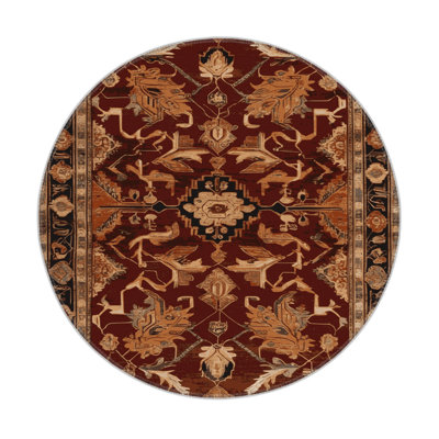 Tapis turc intérieur et extérieur brun