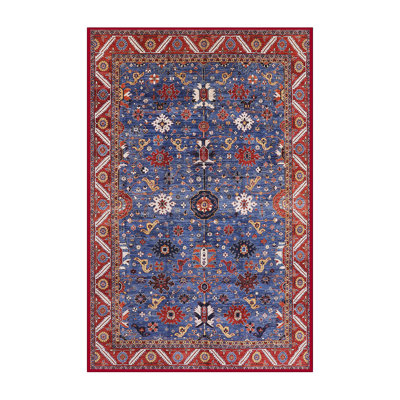 Tapis oriental rouge / bleu / beige Hardtner