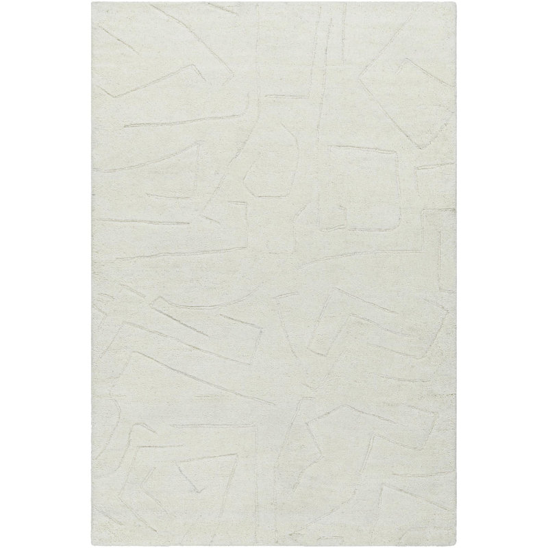 Jurdi Hand Tufted Wool Indoor Rug, Rectangle 8' x 10'