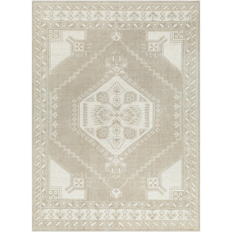 Zahra Hand Knotted Area Rug, Rectangle 2' x 3'