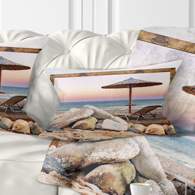 Housse et insert de coussin rectangulaire encadré