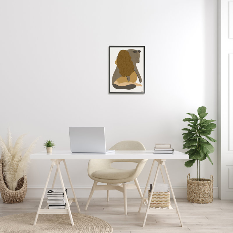 Ensembles de lions de mer ensanglantés Ensley, H 20 po x l 16 po, Giclée encadrée noir minuit
