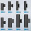 Appliques murales Up & Down, applique murale étanche 18 po, boîtier en aluminium, base E26, lampes murales d'extérieur, homologué ETL et FCC-931430300
