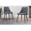 Chaise d'appoint Homcom en gris