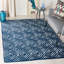Shryock Handwoven Wool Navy Area Rug-15105968