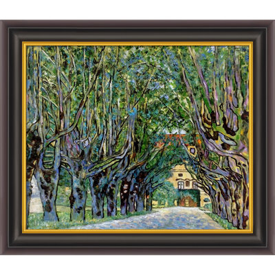 Avenue in Schloss Kammer Park par Gustav Klimt - reproduction d'art sur toile