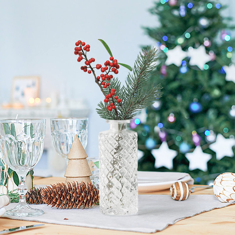 Derick Glass Table Vase - Set of, Clear