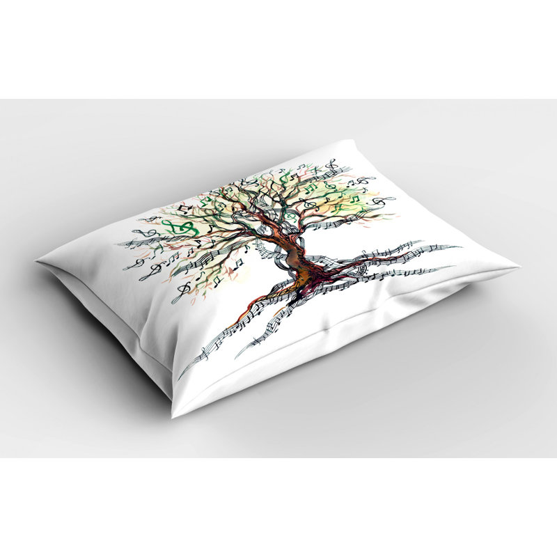 Music Polyester Sham Set, Twin