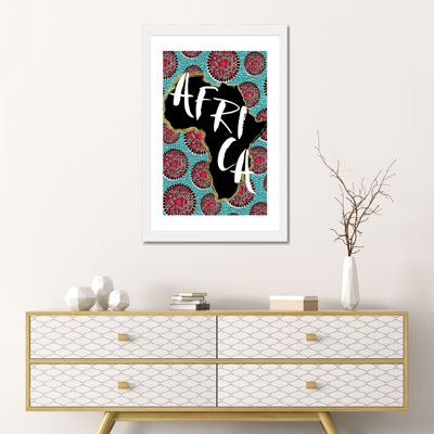 Carte afro X par Nikki chu-impression