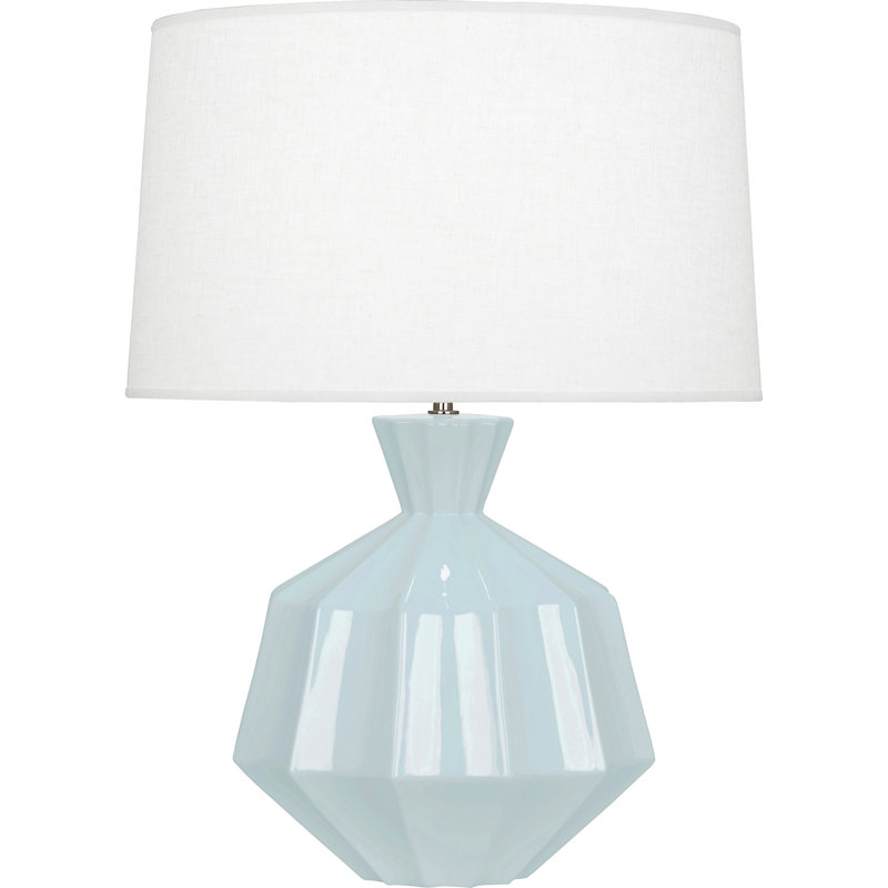 Orion 27" Table Lamp, Baby Blue, 27" H x 19.5" W x 19.5" D