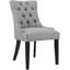 Tissu capitonné capitonné moderne avec garniture cloutée, chaise d'appoint-1188332777-1201228828