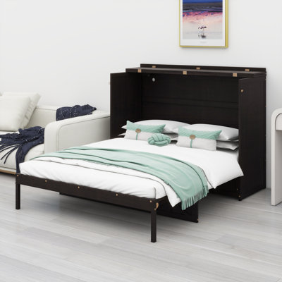 Multi-Functional Murphy Bed Frame with Storage Drawers