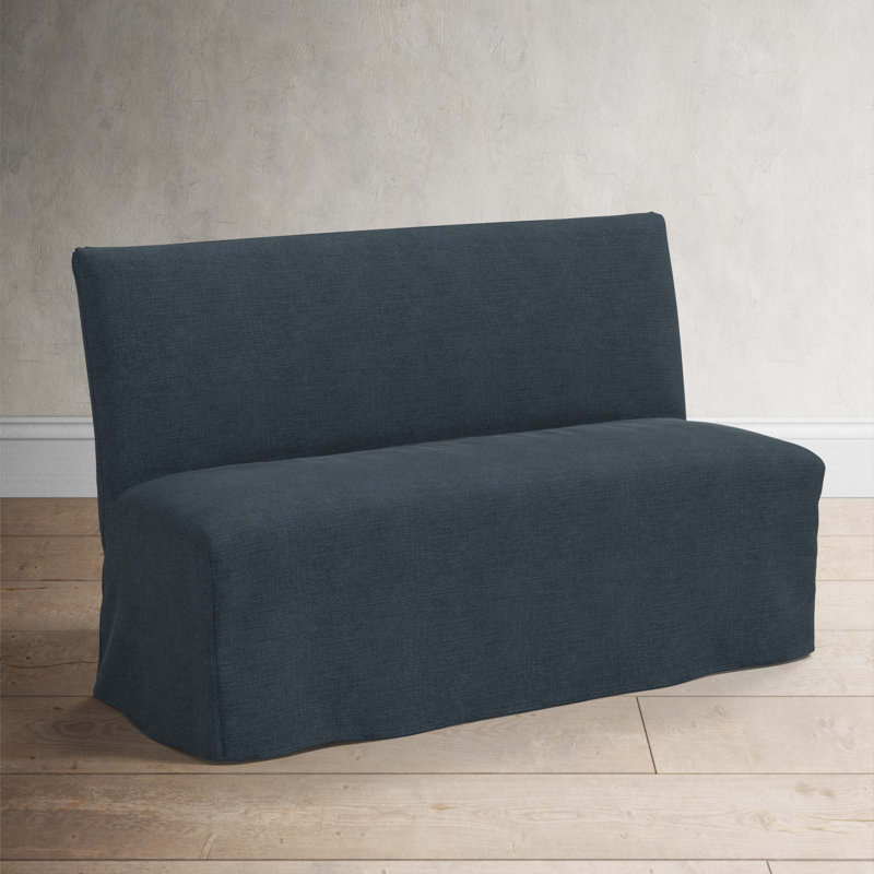 Ivanka Upholstered Bench, Classic Navy Linen