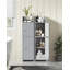 Armoire de salle de bain avec 2 portes et tablette réglable-879468171
