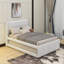 Lit plateforme double avec lit gigogne et lit gigogne double